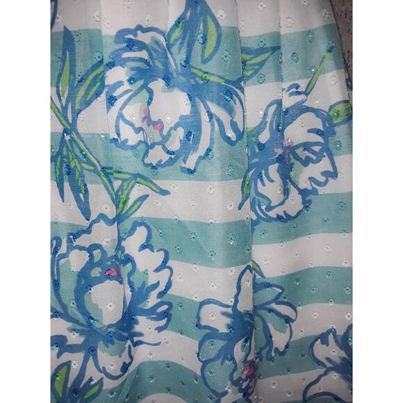 Lilly Pulitzer Sz 2 ROSWELL POSEY Dress Pinafore Style Sundress - Picture 8 of 10